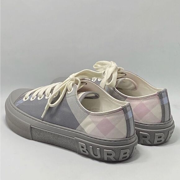 Burberry Check Canvas Low-Top Sneakers size 39.5 - Picture 7 of 12
